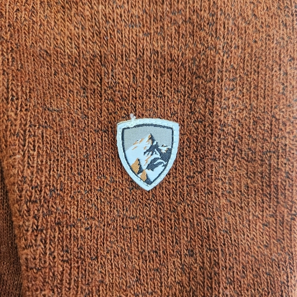 Kuhl Interceptr Full Zip Sweater Fleece Jacket Zipped Pockets Brown XL Mens - Picture 5 of 15